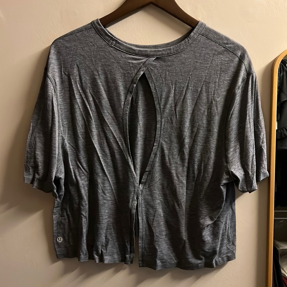 Lululemon Open-Back Crop Top
